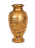 Japanese Meiji period laquer vase