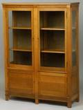 Arts  Crafts Oak China Closet