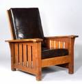 Gustav Stickley DropArm Oak Morris Chair