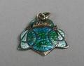 Arts and Crafts Enameled Pendant