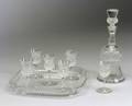 Cut Glass Cordial Set