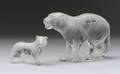 Two Lalique Bengal Tiger Figures