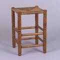Wallace Nutting Turned Maple Stool