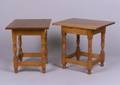 Pair of Wallace Nutting William and Mary Style Maple Tavern Tables