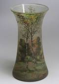 Handel Teroma Enamel Painted Vase