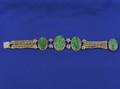 Sterling Silver and Jade Bracelet