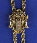 Victorian 14kt Gold Watch Chain and Slide