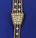 14kt Gold and Pearl Watch Bracelet