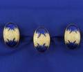 18kt Gold and Blue Enamel Ring and Earrings