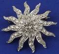 Antique Diamond Starburst PendantBrooch