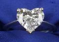 Heartshaped Diamond Solitaire