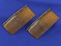 Pair of Edwardian Tortoiseshell and Gemset Hair Combs