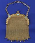 10kt Gold Mesh Purse