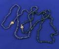 Two Faceted Sapphire Bead Necklaces