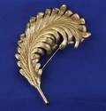 14kt Gold Leaf Brooch