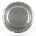 Philadelphia pewter plate ca 1820