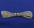 Art Deco Platinum and Diamond Bow Brooch