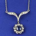 Sapphire and Diamond Pendant