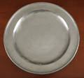 Boston Massachusetts pewter plate ca 1800