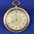 Gentlemans Art Deco 18kt Gold and Enamel Openfaced Pocket Watch