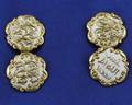 Antique 18kt Gold and Enamel Cufflinks