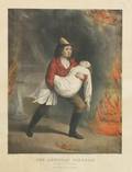 Currier and Ives publishers American 18571907 The American Fireman Prompt to the Rescue
