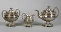 ThreePiece Coin Silver Tea Service