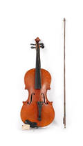Reproduction Stradivarius violin with case and Schat bow