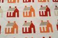 Cotton Patchwork Schoolhouse Quilt
