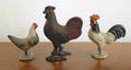 Cast iron rooster bank