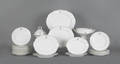 Thomas Sharpus  Co twentyseven piece dinner set with armorial crest