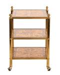 Hollywood Regency Brass  GrainPainted Stand