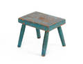 Painted pine foot stool