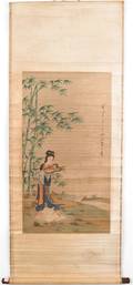 Chinese painted scroll