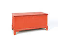 Pennsylvania painted poplar blanket chest