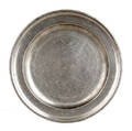 New York pewter plate 18th c