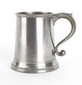 Albany New York pewter mug ca 1790
