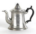 Meriden Connecticut pewter teapot ca 1840