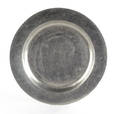 Newport of Philadelphia pewter plate ca 1755