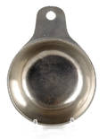 Pennsylvania pewter tab handle porringer early 19th c