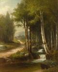Benjamin Champney American 18171907 Forest Stream