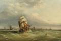 Ebenezer Colls British 18121887 Maritime Scene