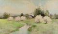 Henry W Rice American 18531934 Spring Pastures