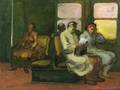 Bernard Glasgow American 20th Century On the Subway New York City