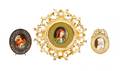 Collection of 3 Miniature Portraits on Porcelain