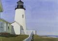 David Dewey American b 1946 Pemaquid Point Lighthouse New Harbor Maine