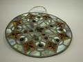Jeweled Leaded Glass Panel