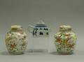 Chinese Export Porcelain Teapot and a Pair of Jars