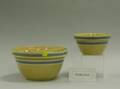 Nest of Five Yellow Ware Bowls
