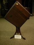 Victorian Walnut Oval Occasional Table and Tilttop Stand